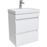 Тумба с раковиной Iddis Zodiac 50 подвесная Белая матовая арт-ZOD5CB0i95K — фото 1, Тумбы с раковиной