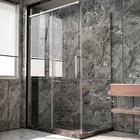 Душевая стенка Veconi Premium Trento SP-40CH 80 профиль Хром стекло прозрачное арт-SP40-CH-80-01-C4 — фото 2, Боковые стенки