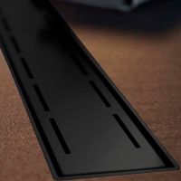 Душевой лоток Veconi Line B 550 с Черной матовой решеткой арт-V550LB — фото 1, Душевые лотки