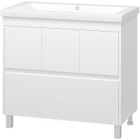 Тумба с раковиной Misty Алиса 90 Белая арт-УТ000011238 — фото 1, Тумбы с раковиной