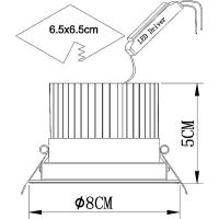 Товар: Встраиваемый светильник Artelamp Apertura Белый арт-A3307PL-1WH - фото 3 Встраиваемый светильник Artelamp Apertura Белый арт-A3307PL-1WH — фото 3, Точечные светильники
