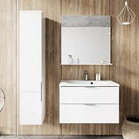 Тумба под раковину Ravak Rosa II 76 подвесная Белая глянцевая арт-X000001495 — фото 4, Тумбы под раковину