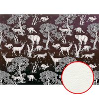 Фреска Ortograf Flora 31283 Фактура флок FLK Флизелин (3,8*2,7) Черный/Коричневый/Белый, Животные/Деревья арт-31283 (флок FLK) — фото 1, Фрески