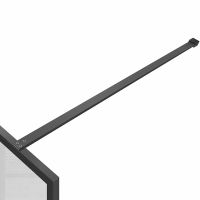 Душевая перегородка Vincea Walk-In 80 профиль Вороненая сталь стекло прозрачное/рифленое арт-VSW-1HC800CFGM — фото 5, Душевые перегородки