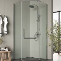 Товар: Душевой уголок Agger 90x90 профиль Хром стекло прозрачное арт-A03-090TCR/G - фото 1 Душевой уголок Agger 90x90 профиль Хром стекло прозрачное арт-A03-090TCR/G — фото 1, Душевые уголки трапеция