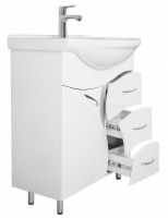 Тумба под раковину Style Line Амелия 75 Белый глянец арт-ЛС-00002281 — фото 2, Тумбы под раковину