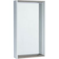 Зеркало Aquaton Бэлла 46 с подсветкой Белое Джарра арт-1A221702BBAZ0 — фото 1, Зеркала в ванную комнату