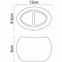 Стакан для зубных щеток WasserKRAFT Eider Хром арт-K-33328A — фото 5, Стаканы для зубных щеток