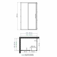 Товар: Душевой уголок WasserKRAFT Lopau 120x90 профиль Хром стекло прозрачное арт-32S07L - фото 4 Душевой уголок WasserKRAFT Lopau 120x90 профиль Хром стекло прозрачное арт-32S07L — фото 4, Прямоугольные душевые уголки