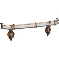 Стеклянная полка Migliore Elisabetta Бронза арт-17003 — фото 1, Полки для ванной и душа