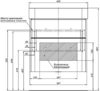 Тумба с раковиной Aquanet Виченца 60 Белая арт-212665 — фото 13, Тумбы с раковиной