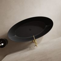 Карбоновая ванна Abber Karbon 180x85 Черная без гидромассажа арт-AK9002-1.8 — фото 3, Акриловые ванны