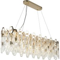 Люстра Maytoni Neoclassic Tissage Прозрачная Золото арт-MOD490PL-10G — фото 1, Люстры