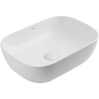 Раковина-чаша Abber Rechteck 46 Белая матовая арт-AC2200MW — фото 1, Раковины накладные