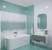 Керамический декор Azori Calypso 2 20,1х50,5 см арт-00-00001248 — фото 3, Керамическая плитка