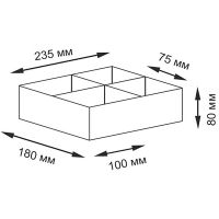Товар: Корзина для аксессуаров WasserKRAFT Neime Темно-коричневая арт-WB-190-S - фото 5 Корзина для аксессуаров WasserKRAFT Neime Темно-коричневая арт-WB-190-S — фото 5, Органайзеры для ванной