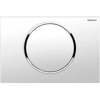 Клавиша смыва Geberit Sigma 10 Белый/хром арт-115.758.KJ.5 — фото 1, Кнопки смыва