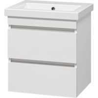 Тумба с раковиной Misty Енисей 50 подвесная Белая арт-УТ000011304 — фото 1, Тумбы с раковиной