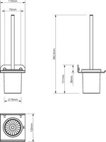 Ершик для унитаза Sonia Quick Черный матовый арт-185429 — фото 3, Ершики для унитаза