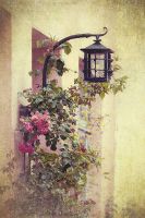 Фреска Ortograf Городской пейзаж 3866 Фактура бархат FX Флизелин (1,8*2,7) Бежевый/Зеленый/Розовый, Цветы/Предметы арт-3866 (бархат FX) — фото 2, Фрески