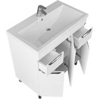 Тумба под раковину СанТа Родос 80 Белая арт-206015 — фото 3, Тумбы под раковину