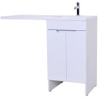 Товар: Тумба с раковиной Orange Kandy 110 R Белый глянец арт-OPKD-110TUW+RAR - фото 9 Тумба с раковиной Orange Kandy 110 R Белый глянец арт-OPKD-110TUW+RAR — фото 9, Тумбы с раковиной