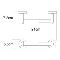 Товар: Держатель туалетной бумаги WasserKRAFT Rhein Хром арт-K-6222 - фото 3 Держатель туалетной бумаги WasserKRAFT Rhein Хром арт-K-6222 — фото 3, Держатели туалетной бумаги