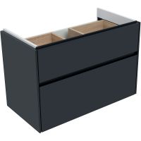 Тумба с раковиной Aquanet Бруклин 85 подвесная Антрацит матовый арт-312889 — фото 8, Тумбы с раковиной