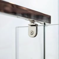 Душевой уголок Berges Solo T 100х100 профиль Хром сильвер стекло прозрачное арт-061109 — фото 4, Душевые уголки трапеция