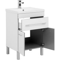 Тумба с раковиной Aquanet Верона 58 Белая арт-287667 — фото 2, Тумбы с раковиной