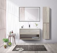 Тумба под раковину BelBagno Kraft 80 подвесная Rovere Galifax Bianco арт-KRAFT-800-1C-SO-RGB — фото 14, Тумбы под раковину