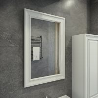 Зеркало Caprigo Ponza 60 Белое матовое арт-13530-B231 — фото 2, Зеркала в ванную комнату