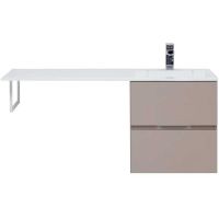 Тумба под раковину Aquanet Алвита 120 R подвесная Капучино арт-243661 — фото 5, Тумбы под раковину