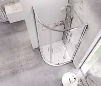 Душевой поддон из искусственного камня Ravak Elipso Pro 100х100 Белый матовый арт-XA23AA01010WM — фото 3, Душевые поддоны из искусственного камня