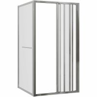 Душевой уголок Grossman Alba 90х90 профиль Хром стекло прозрачное арт-GR-9090Al1 — фото 4, Квадратные душевые уголки