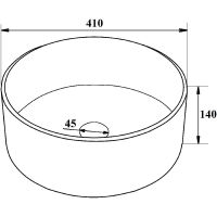 Раковина-чаша Runo Palla 41 Белая арт-00-00001358 — фото 3, Раковины накладные