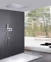 Душевая система Abber Daheim с термостатом Хром арт-AF8254 — фото 2, Встраиваемые душевые комплекты