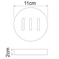Мыльница WasserKRAFT Wern Черная матовая арт-K-7529 — фото 4, Мыльницы