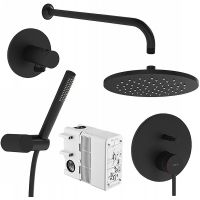 Товар: Душевая система Vitra Origin Черная матовая арт-A4926636EXP - фото 1 Душевая система Vitra Origin Черная матовая арт-A4926636EXP — фото 1, Встраиваемые душевые комплекты