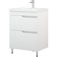 Тумба под раковину Corozo Теона 60 Z2 Белая арт-SD-00001441 — фото 3, Тумбы под раковину