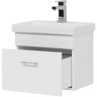 Тумба с раковиной Aquanet Нота 50 подвесная Белая арт-254064 — фото 8, Тумбы с раковиной