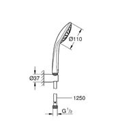 Товар: Душевой гарнитур Grohe Euphoria Хром арт-27354000 - фото 4 Душевой гарнитур Grohe Euphoria Хром арт-27354000 — фото 4, Душевые гарнитуры на штанге