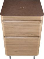 Тумба под раковину Style Line Атлантика Люкс Plus 60 Ясень перламутр арт-СС-00002216 — фото 7, Тумбы под раковину