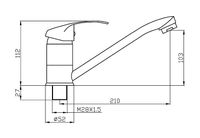 Смеситель для кухни Agger Glad Хром арт-A1500000 — фото 2, Смесители для кухни