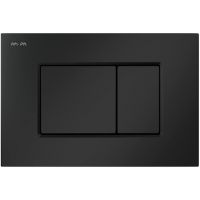 Клавиша смыва AM.PM Pro С S Черная матовая арт-I070238 — фото 1, Кнопки смыва