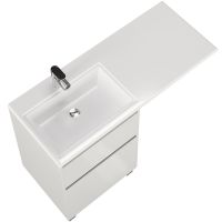 Товар: Тумба с раковиной Creto Cafor 120 L Белый глянец арт-19-W120L - фото 5 Тумба с раковиной Creto Cafor 120 L Белый глянец арт-19-W120L — фото 5, Тумбы с раковиной