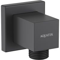 Шланговое подключение Aquatek Черное матовое арт-AQ2458MB — фото 1, Шланговые подключения