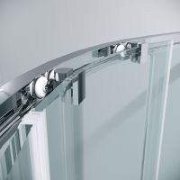 Душевой уголок Grossman Cosmo 90х90 профиль Хром стекло прозрачное арт-301.K33.02.9090.10.00 — фото 8, Душевые уголки четверть круга