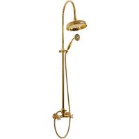 Душевая система Cezares Lord Золото 24 карат арт-LORD-CD-30-03/24-M — фото 2, Душевые стойки