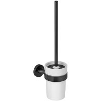 Ершик для унитаза Remer Guest Черный брашированный хром арт-GS66CFP — фото 1, Ершики для унитаза